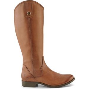 FRYE ‘Marissa Medallion’ Leather Riding Boot in Cognac
